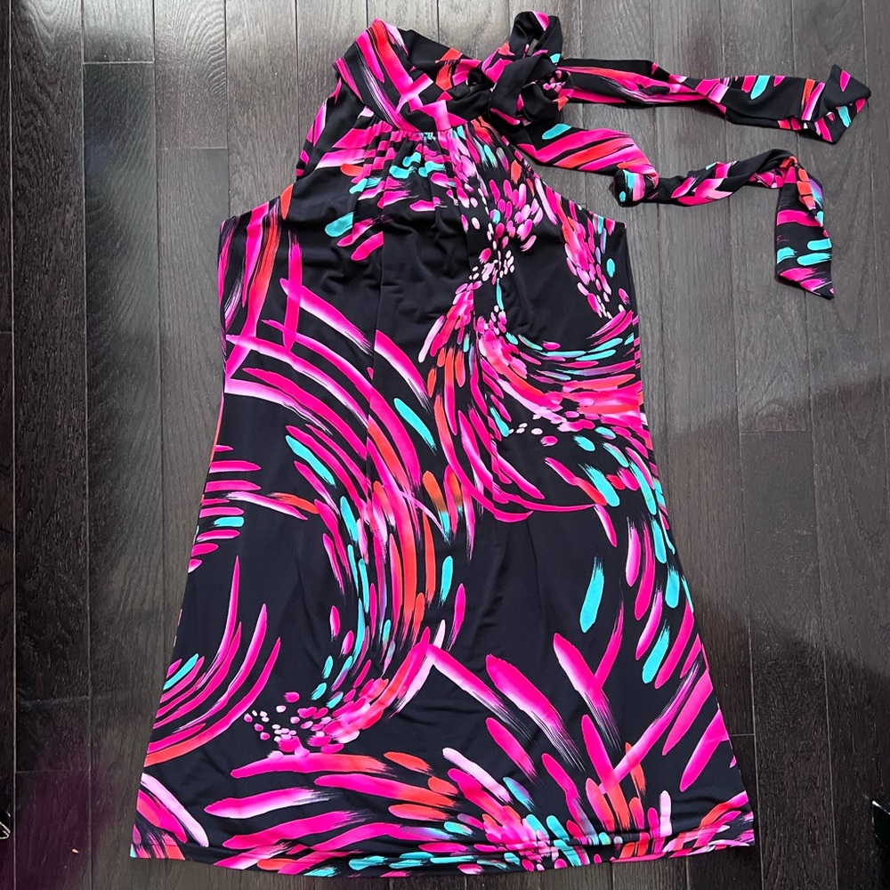 Eliza J mockneck cocktail dress